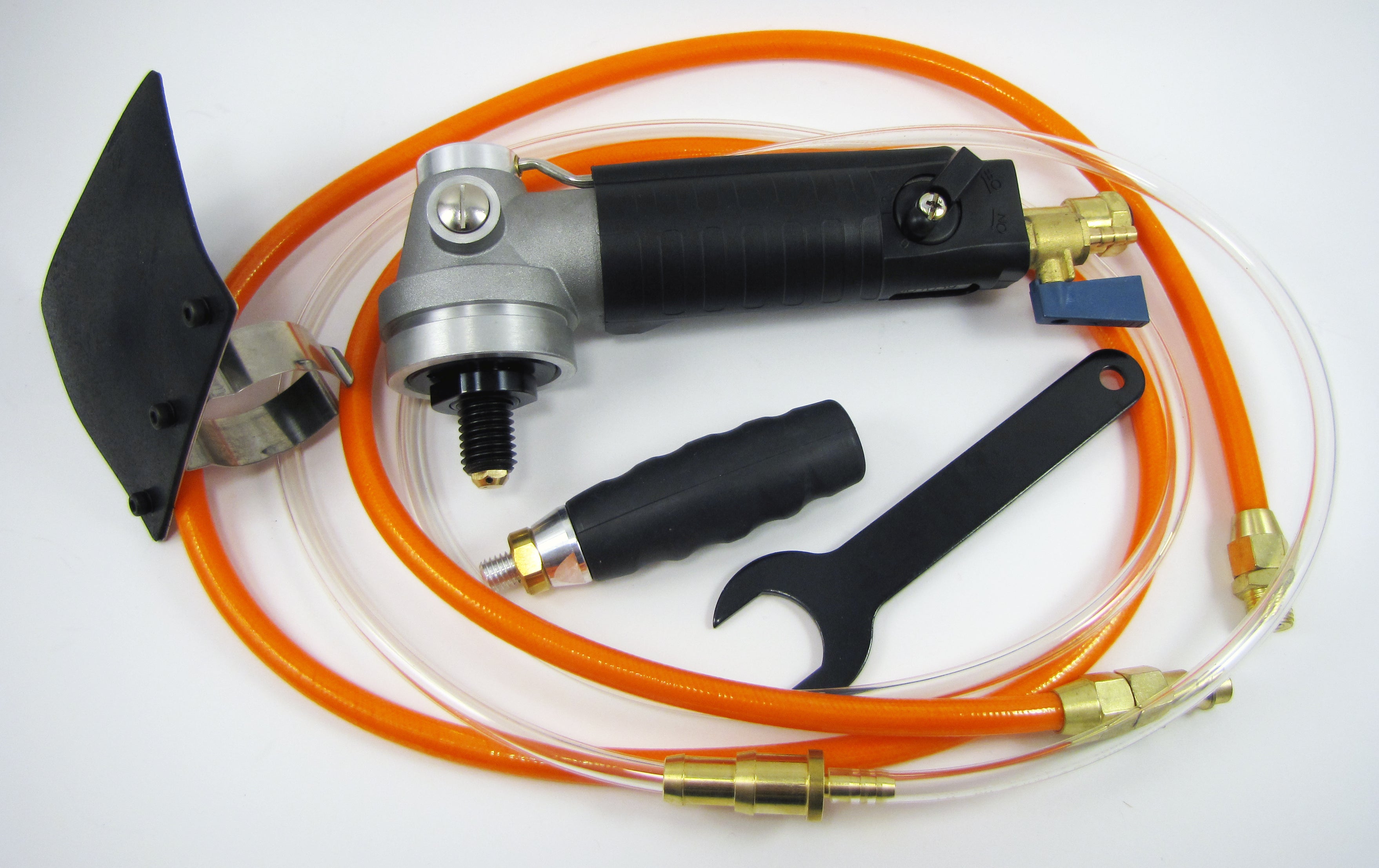 Weha Speedy Side Exhaust Center Water Feed Granite Air Polisher | Feature Detail | air polisher | Pro Tool Haus