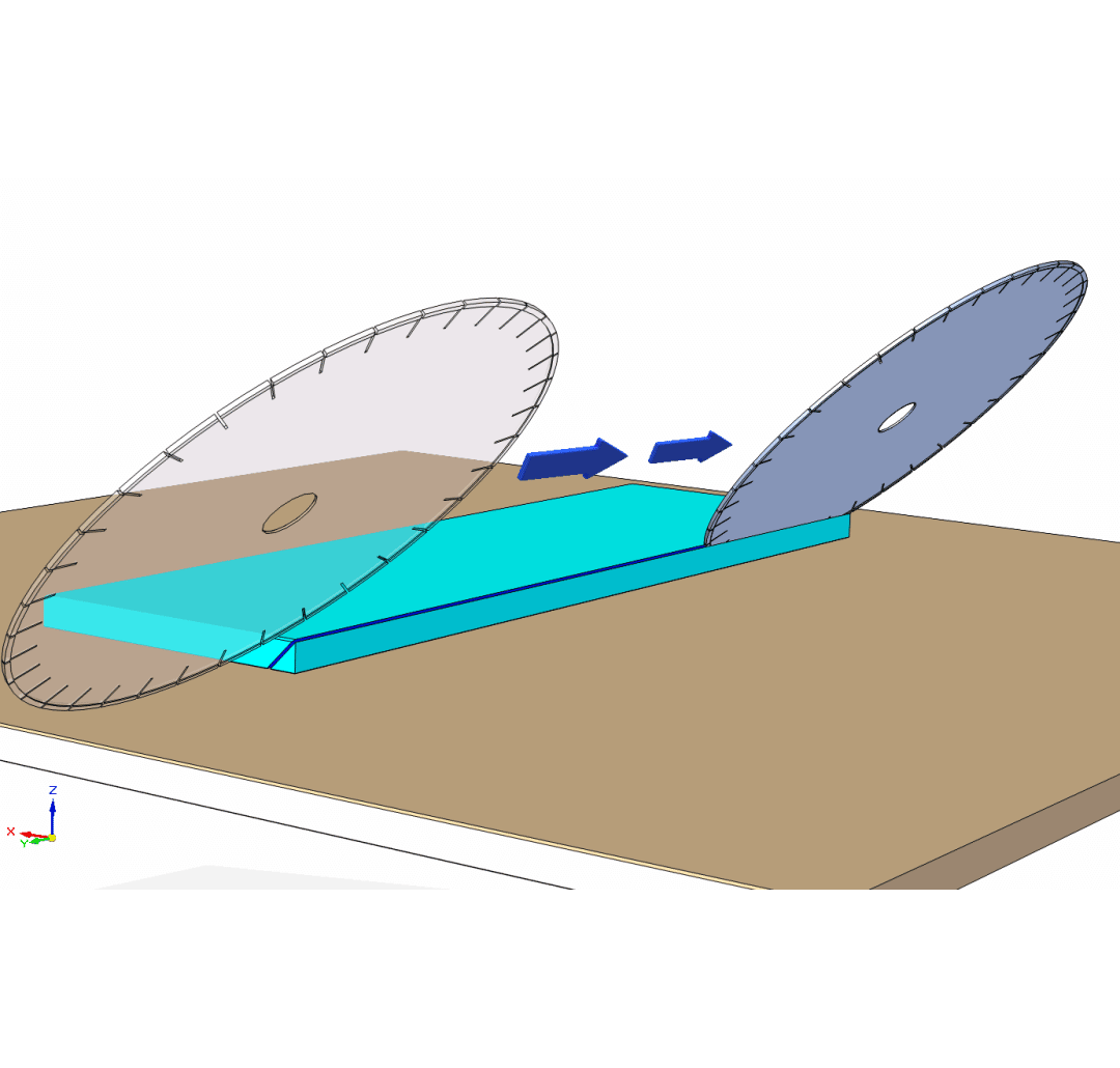 Achilli AMS Portable Bench Saw | In-Use View | tile saw | Pro Tool Haus