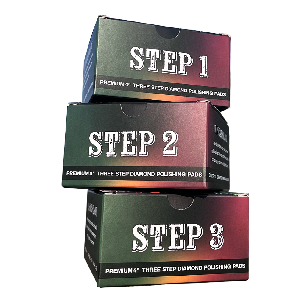 Tenax USA Chingon 4" Premium 3 Step Polishing Pads | Feature Detail | ceramic | Pro Tool Haus