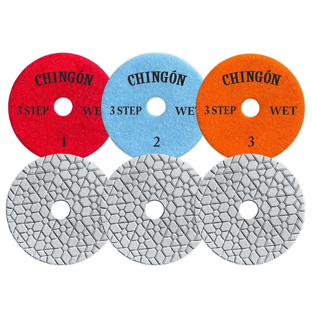 Tenax USA Chingon 4" Premium 3 Step Polishing Pads | ceramic | Pro Tool Haus
