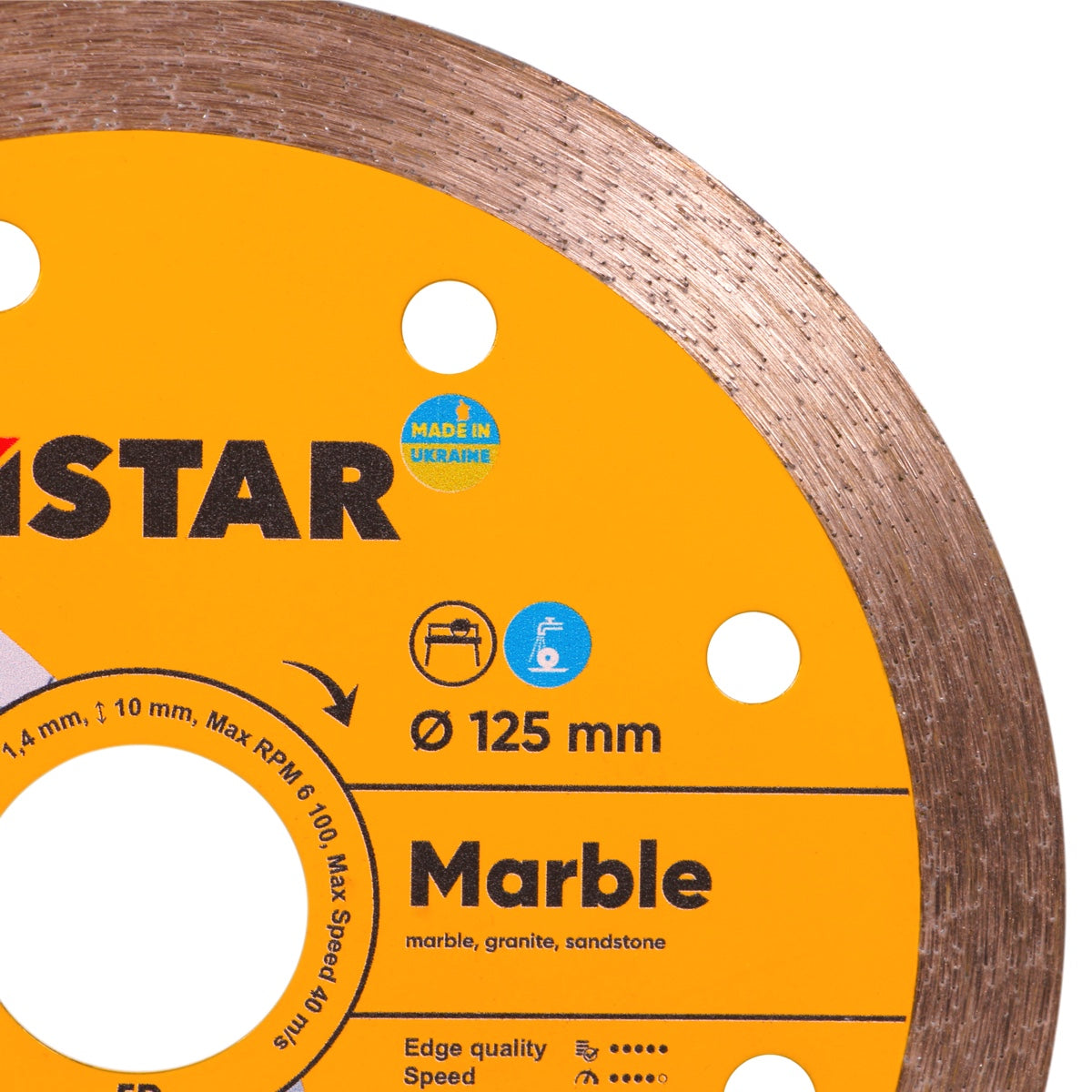 DISTAR Marble Diamond Blade 4.5"-16" front view