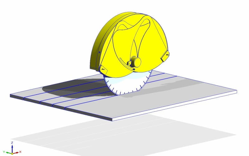 Achilli TSA Portable Track Saw | Feature Detail | rail saw | Pro Tool Haus