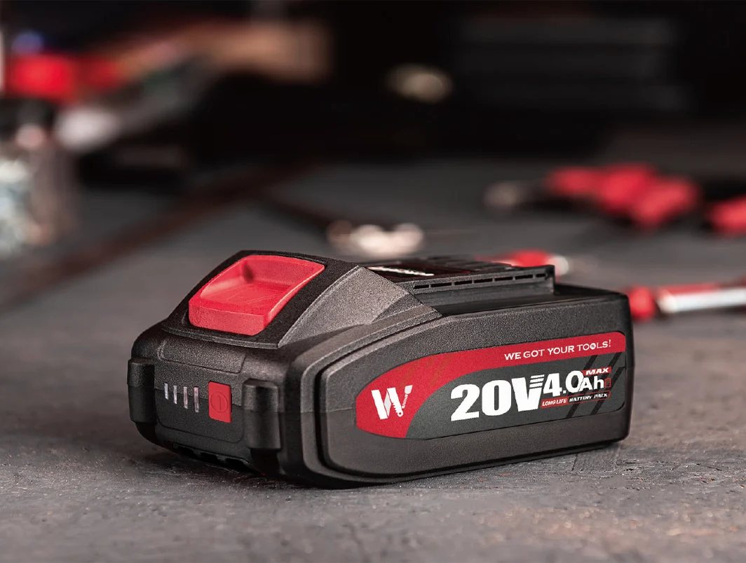 WorCraft 20V Cordless Tire Inflator Kit with 2.0Ah Battery Options & Charger